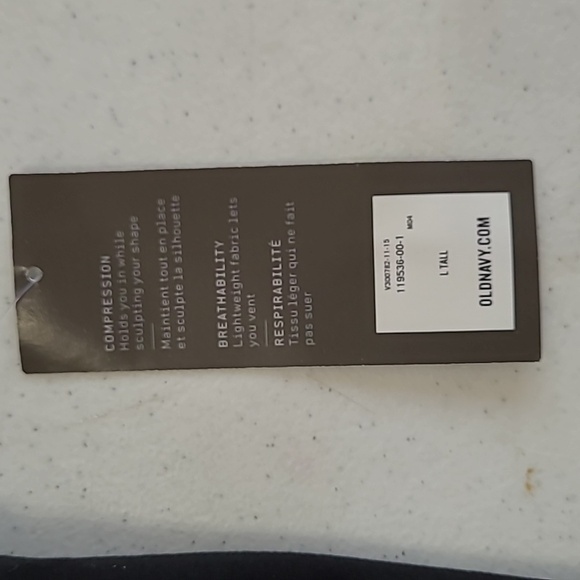 NWT Old Navy women's Cropped leggings with Abstract Waistband size Large Tall - Picture 4 of 6